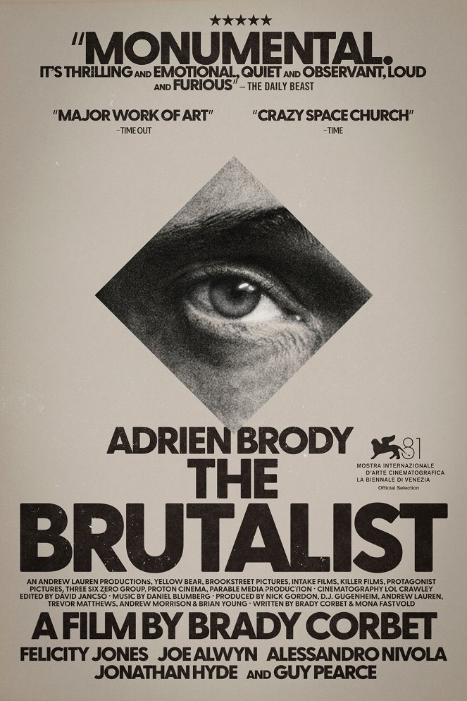 Affiche du film : The brutalist